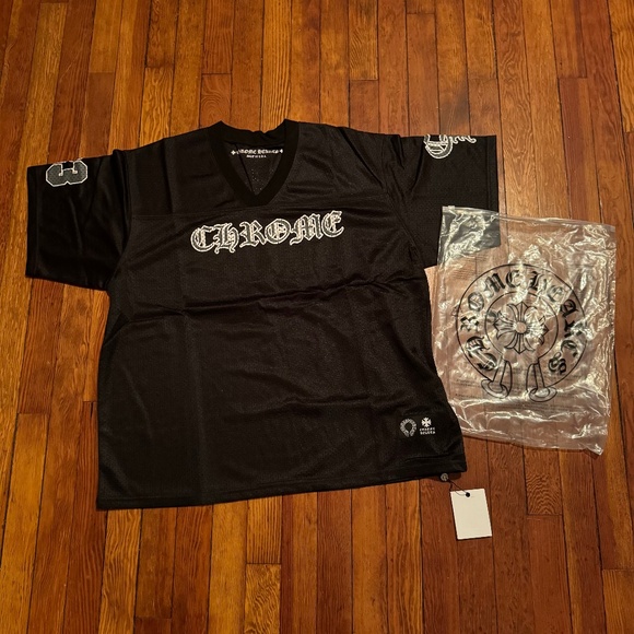 Chrome Hearts Jersey Mesh Short Sleeve Shirt - Picture 1 of 8